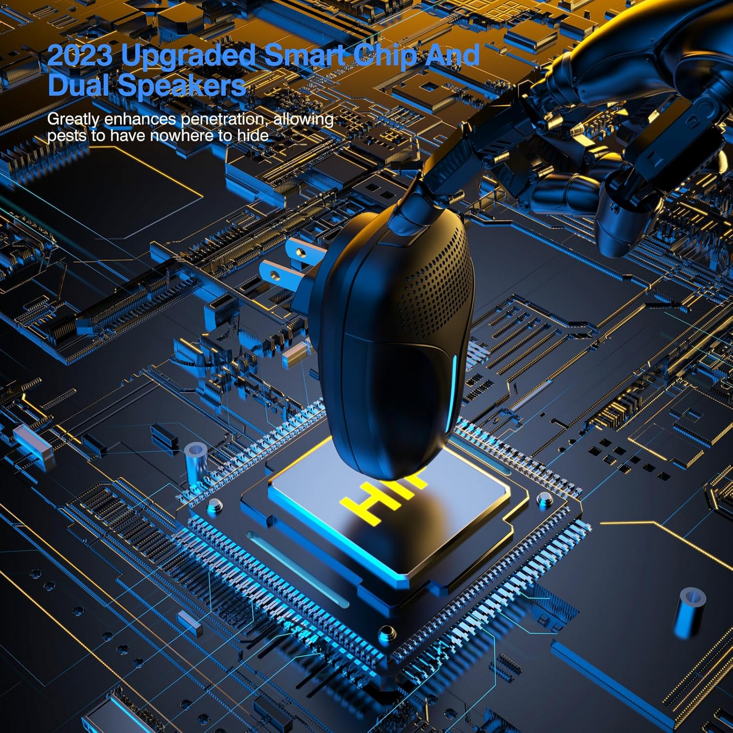 Upgraded Ultrasonic Repeller & Insect Indoor Repeller